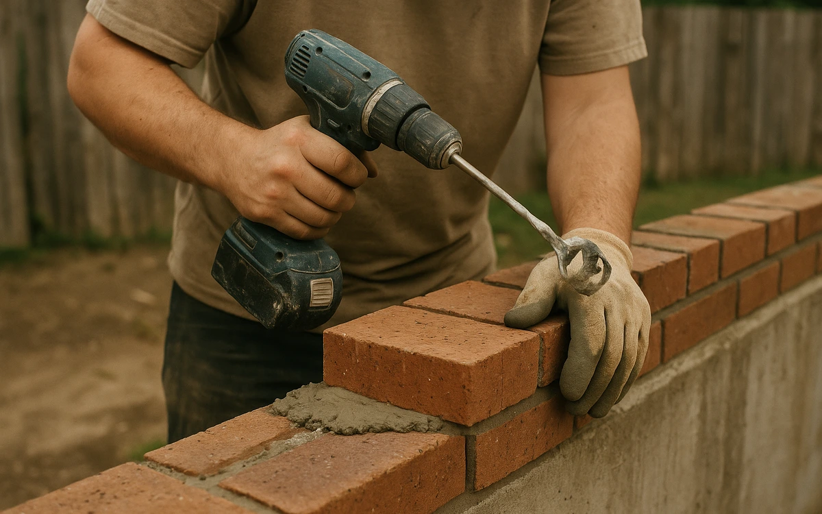 Brick fence installation contractor